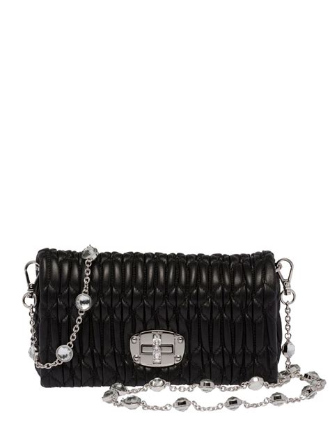 miu miu crystal bag sale|Miu Miu Crystal & Leather Pochette Bag on SALE .